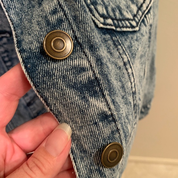 Blue Jean Barbie Jacket Girls Size Medium - Picture 3 of 7